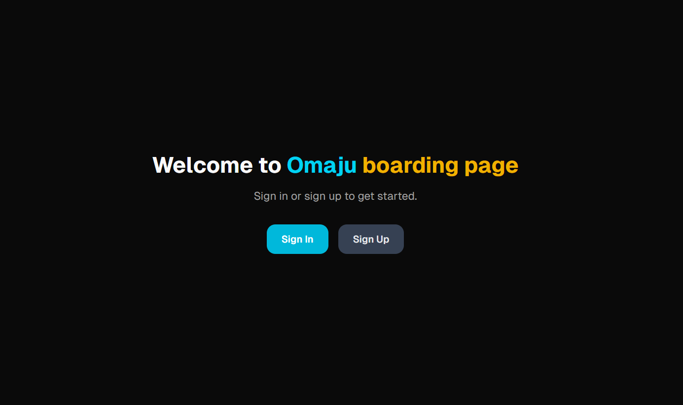 omaju-onboarding Screenshot